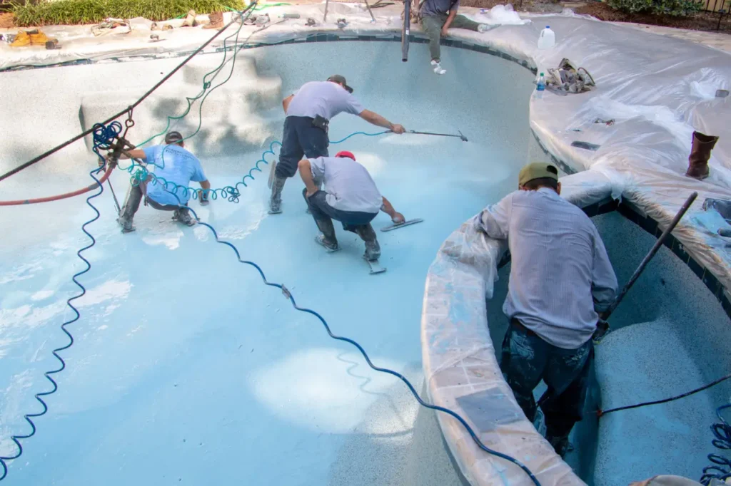 Custom-designed pool installed as part of luxury Swimming Pool Renovations Wanaka by Builders Wanaka.