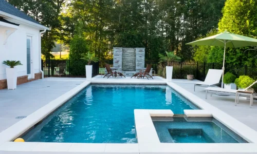 Modern pool area showcasing quality Swimming Pool Renovations Wanaka completed by Builders Wanaka.